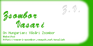 zsombor vasari business card